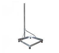 50 cm x 50 cm zincato a caldo Balkonständer Stahl albero 100 cm zincata per Sat Anlage o per DVB-T o di FM - antenna