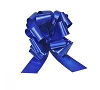 50 COCCARDA Nastro 31MM Blu 188 Rapid SVELTO Tirante Matrimoni Auto Feste Eventi Vari