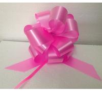 Bolis Rosette autobloccanti rosa per matrimonio o laurea, 30 mm x 50 pezzi