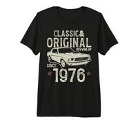 50° Compleanno 1976 Auto d'Epoca Maglietta Premium