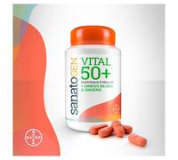 50+ compresse multivitaminiche e minerali Sanatogen sistema immunitario veget...