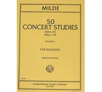 50 Concert Studies Opus 26 Nos. 1-25, Volume I for Bassoon