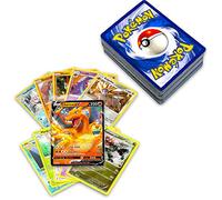 50+ - Confezione da 50 buste con 5 fogli in qualsiasi combinazione e almeno 1 rarità, GX, EX, FA, Tag Team, o Secret Rare, con carte come Charizard e Detective Pikachu