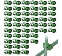 50 connettori di supporto per piante per aste da 11 mm, da utilizzare in aiuole rialzate, contenitori, giardini, serre e coltivazione verticale all'aperto