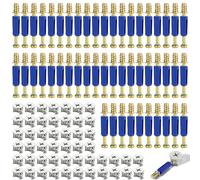 50 connettori eccentrici per mobili, connettori per mobili | connettori per armadi, viti per mobili, con camma eccentrica a vite e perno di montaggio bullone M6*40MM