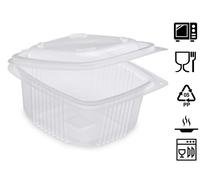 50 CONTENITORI ONDIPACK PER ALIMENTI OK500 VASCHETTE PP MICROONDE 500cc