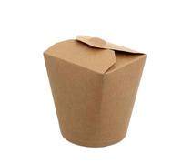 50 Contenitori per asporto in cartoncino compostabile Ø13,3xh11cm