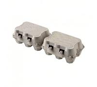 50 Contenitori Portauova Bianchi da 6 Uova in Cartone. Cartoni per Uova, Riciclabili e Biodegradabili. 50 contenitori in cartone di colore bianco, porta uova da 6 uova/cad. le confezioni sono unite e