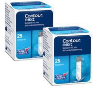 50 Contour Next strisce reattive diabete test glucosio 06-2026