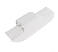 50 cuscinetti usa e getta che assorbono il sudore, fodere per cappello | Per camicie e protezioni in tessuto non tessuto traspirante bianco contro le macchie, due lunghezze 25 cm e 29 cm