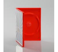 50 Custodie DVD Singole Rosse, Box porta DVD 14 mm - Qtecx