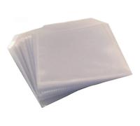 50 custodie trasparenti per CD/DVD in plastica da 80 micron - Confezione da 50