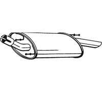 50 CV SILENZIATORE POSTERIORE PER MAZDA 121 III JASM, JBSM 1.3 KW 37 CV 50