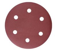 50 dischi abrasivi in alluminio da 22,9 cm, design a 6 fori, per levigatura professionale di cartongesso e preparazione delle superfici, fogli di carta vetrata abrasiva con gancio e anello