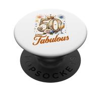 50 e favoloso cinquanta compleanno 50 ° compleanno PopSockets PopGrip Adesivo
