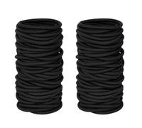 50 elastici per capelli da donna e uomo, elastici per capelli senza metallo, per tutti i tipi di capelli e trecce, per uomini, ragazze, bambini, delicati sui capelli