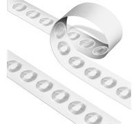 50 etichette adesive NFC con chip NFC originale NTAG215, etichette adesive trasparenti RFID, riscrivibili, memoria a 504 byte, adatte a tutti i dispositivi e smartphone abilitati NFC