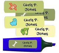50 Etichette Adesive Personalizzate con Nome 6 x 2 cm. Adesivi per Scuola, Libri, Borracce e Scatole Pranzo