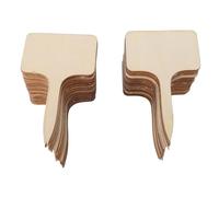 50 etichette in legno per piante, paletti scrivibili per identificare le | Targhette per piante a forma di cuore, per vivaio, giardino, fiori, verdure, semi, piante in vaso