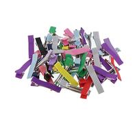 50 fermagli colorati a coccodrillo, fermagli for capelli con fiocchi,