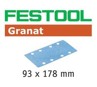 50 Festool Strisce Abrasive Granato 93 x 178mm 8-Lo. P40-P80 498933,498934,