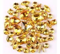 50 fibbie a forma mista glitterate da cucire su vetro strass artiglio fibbie fai da te decorazione di nozze borse abbigliamento scarpe accessori
