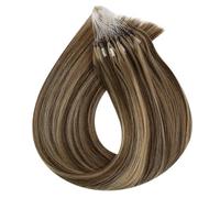 50 fili/1 confezione di estensioni invisibili dei capelli umani, micro perline ad anello for capelli corti e lisci for le donne(P4-27,22 inch)