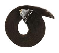 50 fili/1 confezione di estensioni invisibili dei capelli umani, micro perline ad anello for capelli corti e lisci for le donne(2,16 inch)