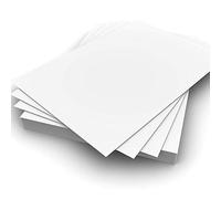 50 fogli A4 Premium bianco neve per Decoupage 160gr - Bianco, 1 pacco, cartoncino