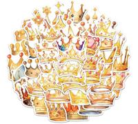 50 fogli adesivi Cartoo Corone Decal Laptop Sticker Asthetic Decal Scrapbooking Chitarra