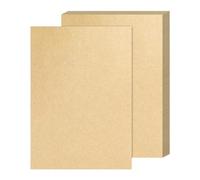 50 Fogli Carta Kraft A4, 150g Cartone Kraft, Marrone Cartoncini, Carta da Bricolage, Carta Naturale per Fai Te Carta Vintage, Scrapbooking, Stampabile, Matrimoni, Menù, Scatole