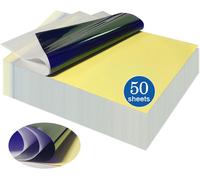 50 Fogli Carta Stencil Tattoo, A4 Carta Stencil per La Pratica Del Tatuaggio, Il