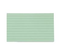 50 fogli colorati a righe, 7,6 x 12,7 cm, biglietti da studio, piccoli biglietti a righe per scrivere diari, flashcard colorate