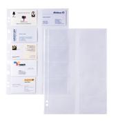 50 FOGLI CON 10 TASCHE ARCHIVIO SCHEDE TELEFONICHE BIGLIETTI SEI-ROTA 662131
