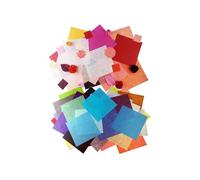 50 fogli di carta di gelso per origami, per creazioni artistiche, carta washi, per decoupage (25,4 x 25,4 cm)