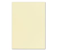 50 Fogli di carta DIN A4 fogli plano - vaniglia (crema) - 240 g/m² - 21 x 29,7 cm - foglio artigianale carta creta cartone fotografico carta artigianale cartone creta - FarbenFroh