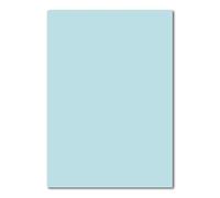 50 Fogli di carta DIN A4 foglio plano - azzurro (blu) - 160 g/m² - 21 x 29,7 cm - foglio per bricolage carta creta cartone fotografico carta per bricolage cartone creta - FarbenFroh