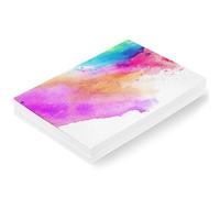 50 Fogli di Carta per Acquerello 300 gCarta ad Acquerello, Blocco per Pittura ad Acquerellos, Blocco per Pittura in Cotone, Carta per Acquerelli, Artisti, Disegno ad Acquerellos Cartoline,13.5x19.5cm