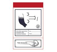 50 fogli di foglietti non appiccicosi a forma di cubo strappabile blocco note di carta portatile strappabile blocco note blocco note