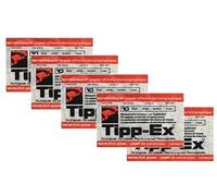 50 Foglia Tipp Ex Correzione Bianco per Schreibmaschinen Universale Nr. 1000