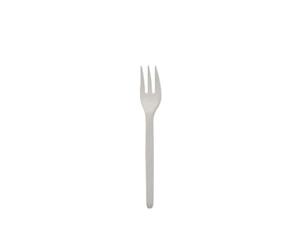50 Forchettine in Mater-Bi® compostabili bianche 10 cm