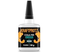 50 g di colla istantanea extra forte | Con punta anti-asciugatura inclusa | KRAFTPROTZ | Colla super liquida | Utilizzabile universalmente