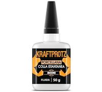 50 g di colla istantanea extra forte | Con punta anti-asciugatura inclusa | KRAFTPROTZ | Colla super liquida | Utilizzabile universalmente