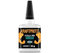 50 g di colla istantanea extra forte | Con punta anti-asciugatura inclusa | KRAFTPROTZ | Colla super liquida | Utilizzabile universalmente