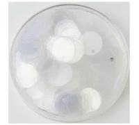 50 g di grandi paillettes, 10 mm, 15 mm, 20 mm, 25 mm, 30 mm, paillettes rotonde piatte, accessori per cucito, matrimoni e artigianato - trasparenti - 25 mm, 50 g, 300 pezzi