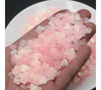 50 g/lotto 8 mm glitter cuori a forma di paillettes accessori glitter paillettes fai da te decorazione artigianale coriandoli-rosa-8 mm