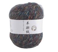 50 g/rotolo Filato di Alpaca Lana Cashmere Filato Uncinetto Fili Sciarpa Cappotto Fai da te lavorato a mano all'uncinetto Filato for maglieria (Color : Type 35)