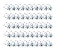 50 ganci di montaggio per cornici in lega di alluminio resistenti con viti, ideali per appendere opere d'arte in soggiorno o galleria Heavy Duty Frame Hanger