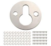 50 ganci per foto, resistenti, per fori della serratura, rotondi, per appendere cornici