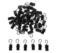 50 ganci per tende: ganci in metallo per tende da camera da letto - Facili clip